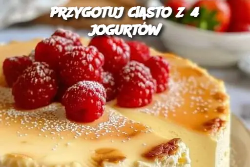 przygotuj ciasto z 4 jogurtów ❤🎂🍰