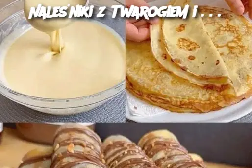 Naleśniki z Twarogiem i Cynamonowym Cukrem BEZ MĄKI 🥞✨