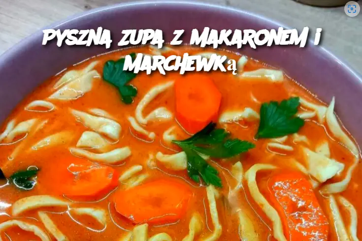 Pyszna Zupa z Makaronem i Marchewką