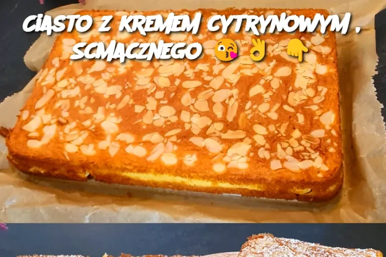 Ciasto z Kremem Cytrynowym 🍋